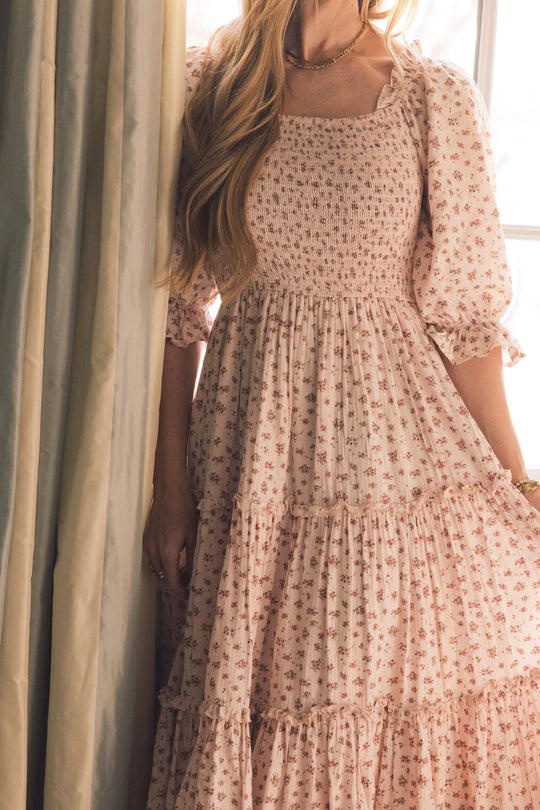 Madeline in Pink Casual Midi Everyday Dress 4X Madeline in Pink Casual Midi Everyday Dress 4X