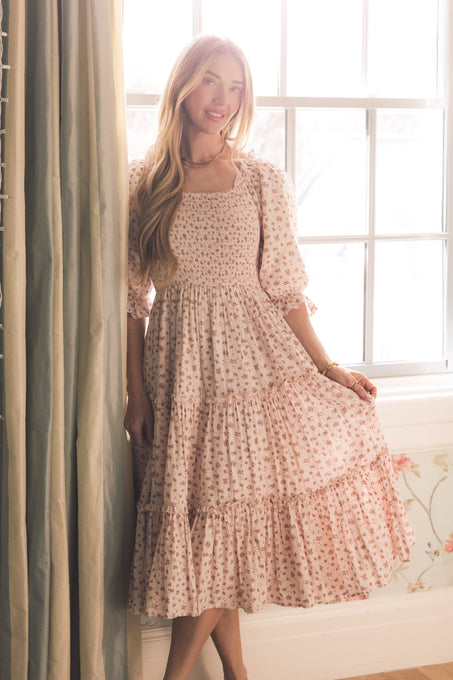 Madeline Dress In Pink