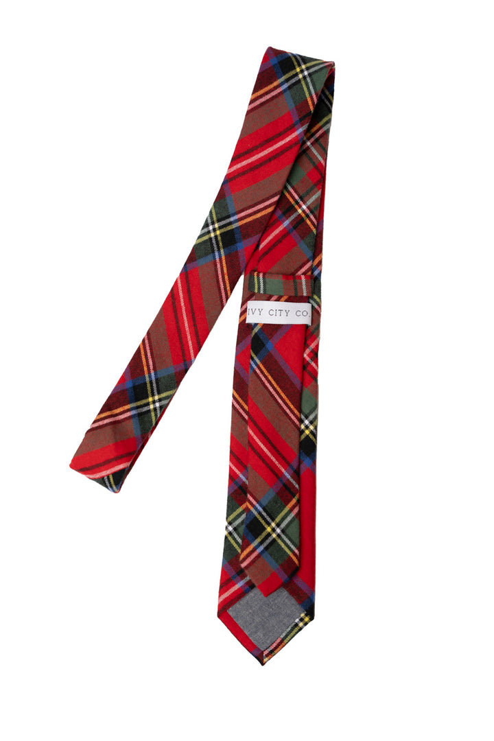 Holiday Plaid Men's Tie