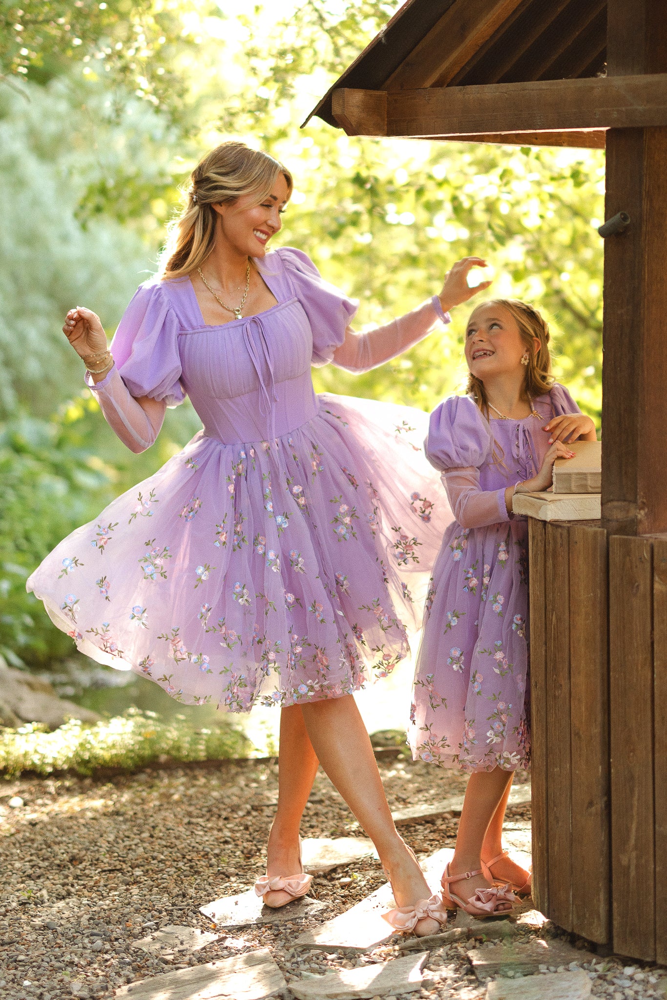 Ivy city co mommy and me dresses SET of hotsell 2