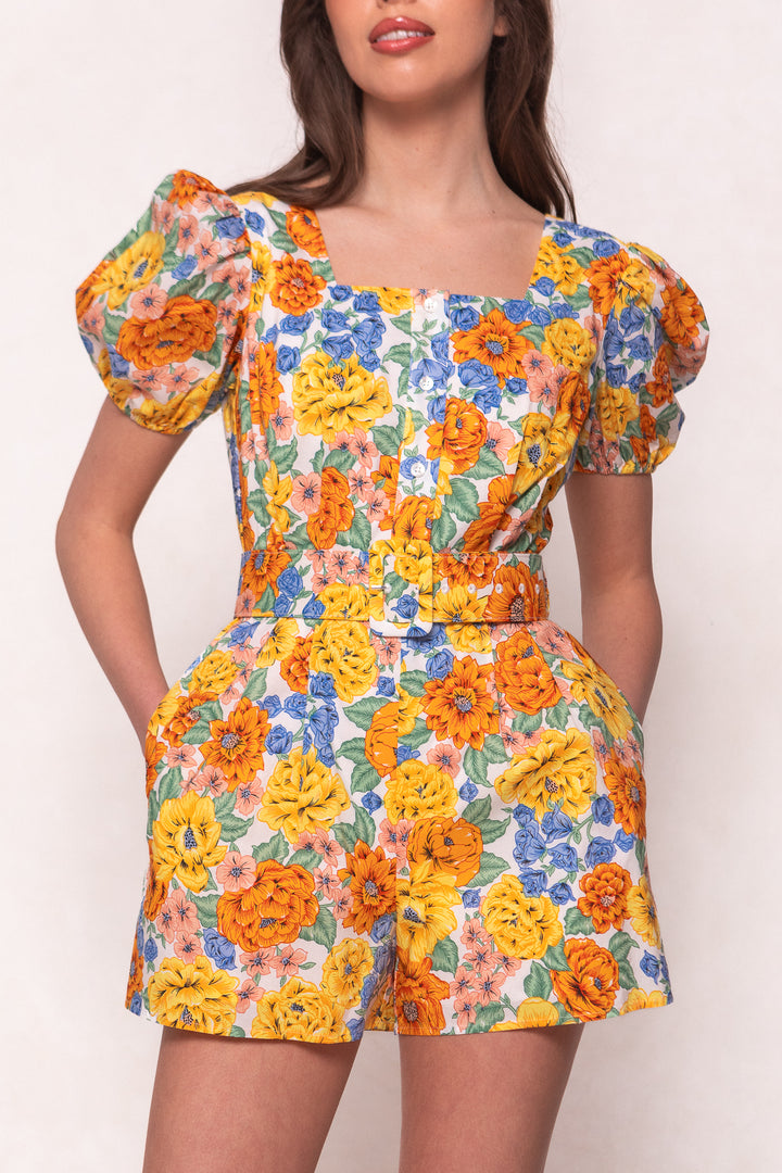 Marianne Romper in Floral