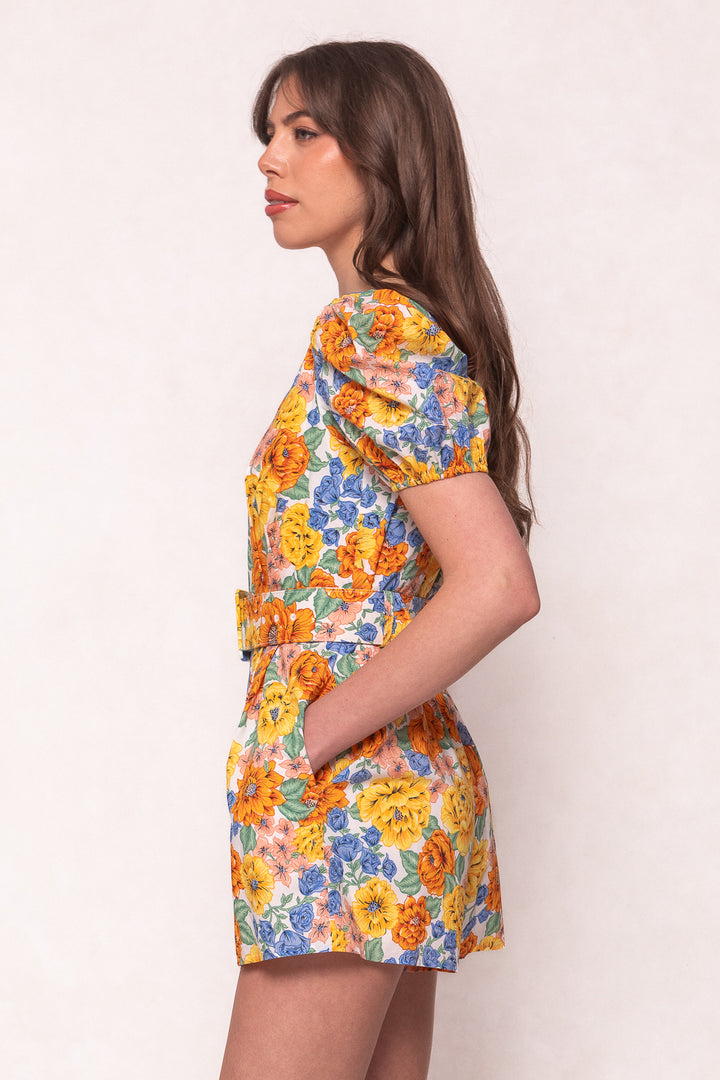 Marianne Romper in Floral