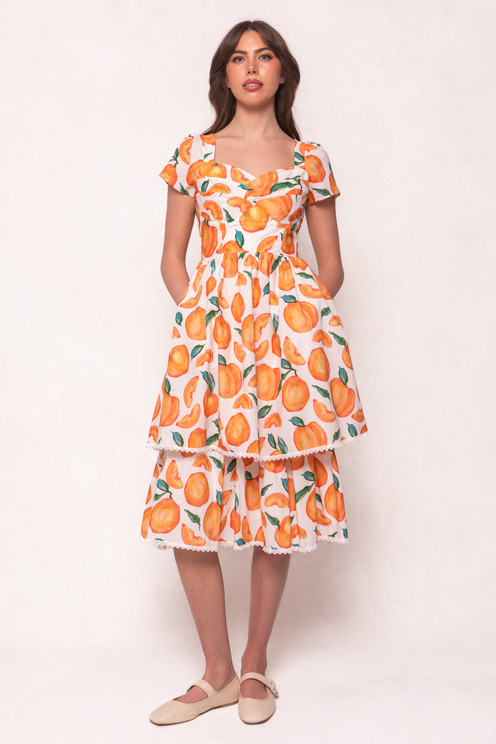 Marie Dress in Citrus