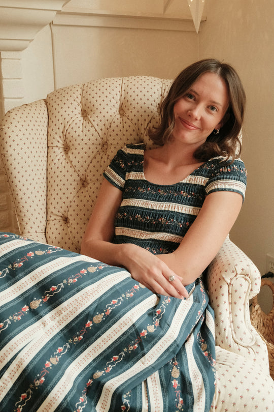 Marlow Dress in Sugar Plum Fairy