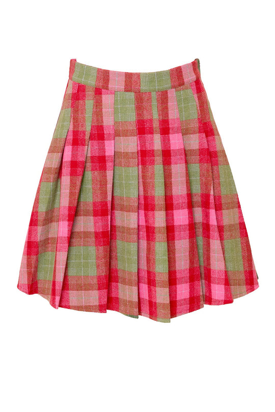 Marren Skirt in Rosewood Tartan