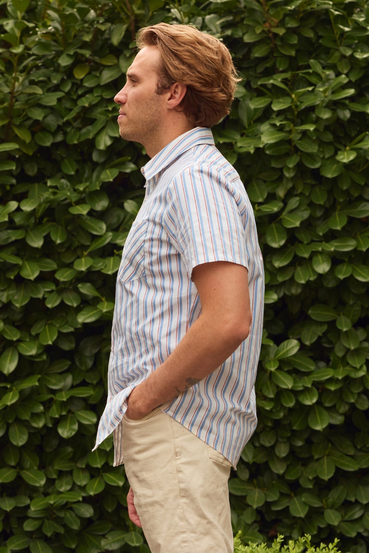 Mens James Shirt in Heritage Stripe – Ivy City Co