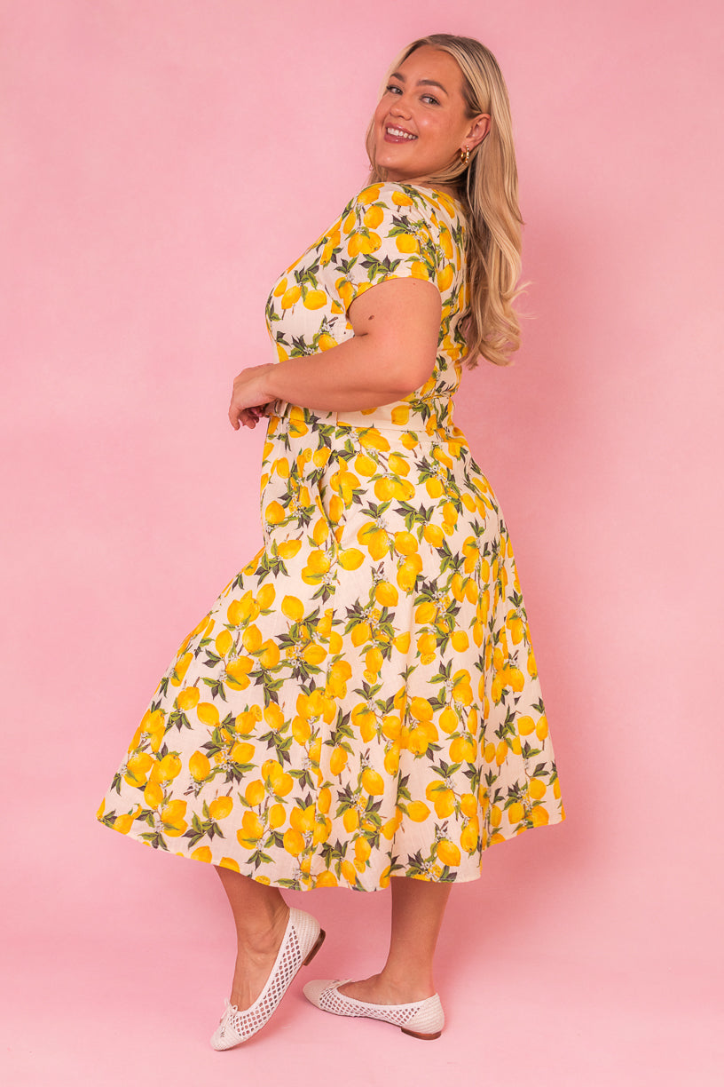 Meredith Dress in Lemons