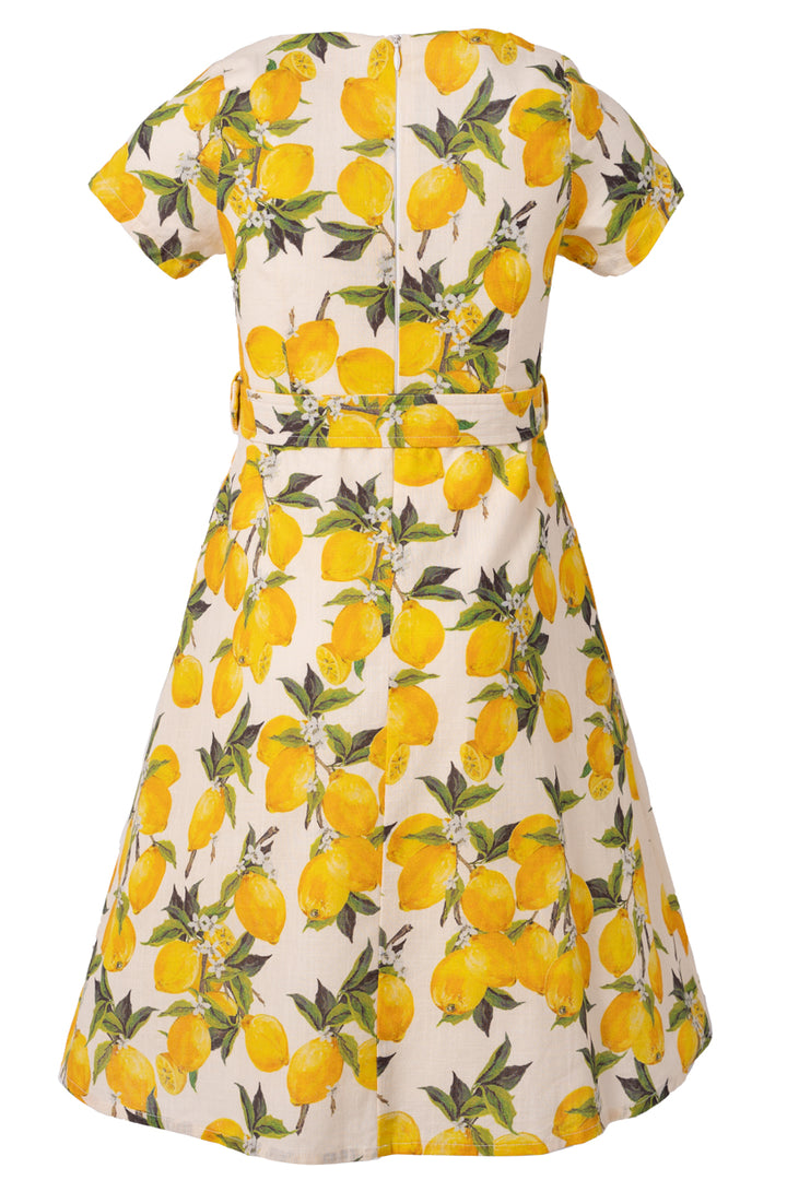 Mini Meredith Dress in Lemons