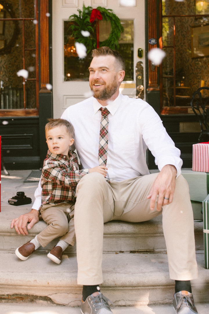 Ties in Merry Holiday Plaid - FINAL SALE