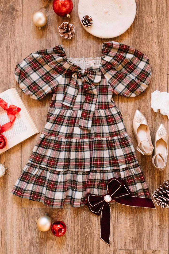 Mini Merry Dress in Holiday Plaid