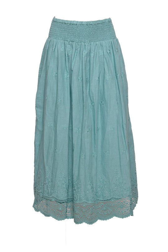 Messina Skirt in Dusty Teal