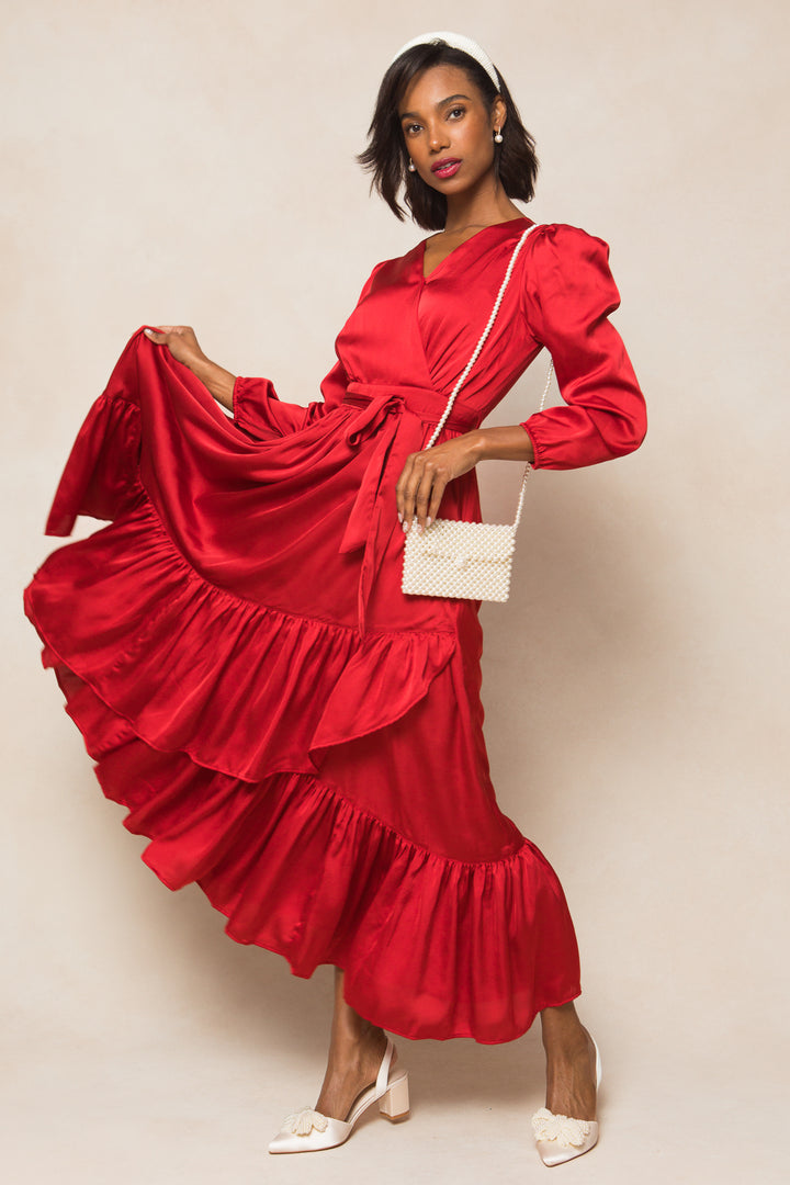 Mi Amor Dress in Red