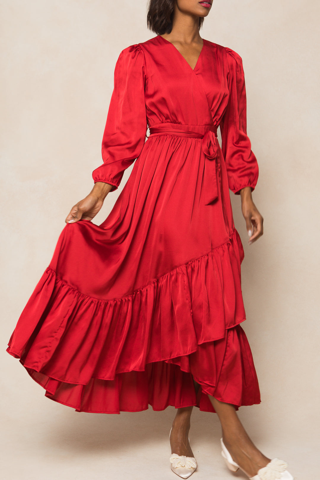 Mi Amor Dress in Red - FINAL SALE