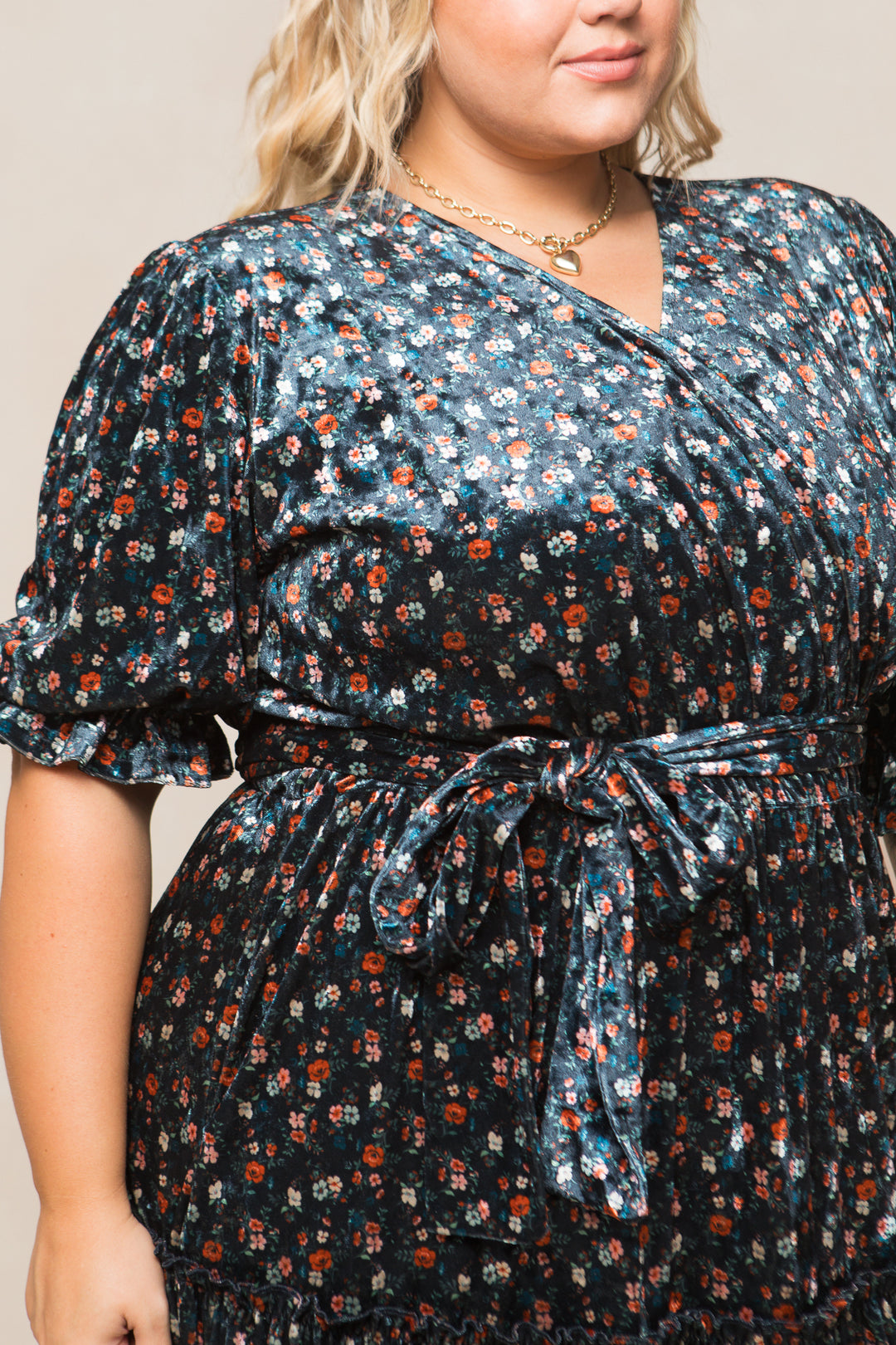 Millie Dress in Navy Floral - FINAL SALE