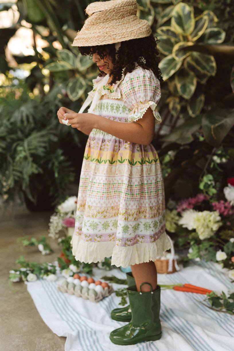 Mini Boxwood Blossoms Dress