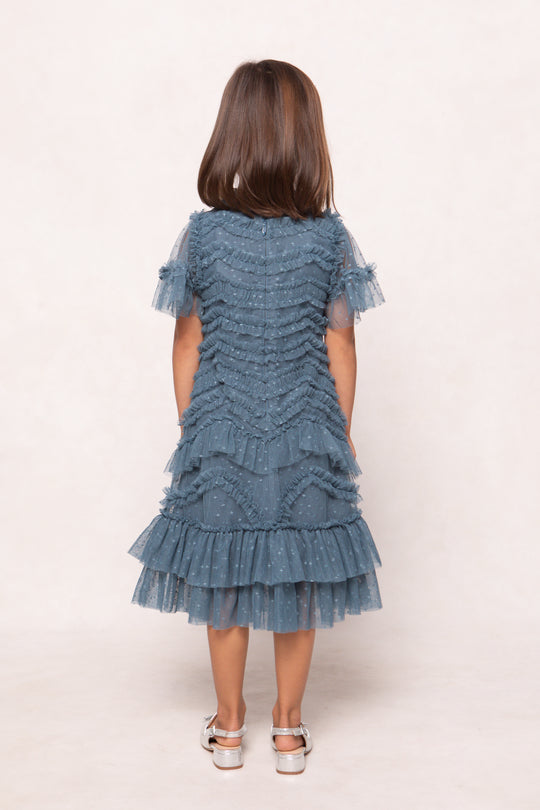 Mini Adriana Dress in Blue