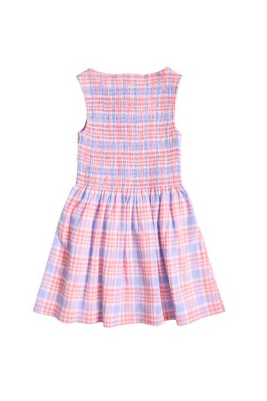 Mini Ana Dress in Blossom Plaid
