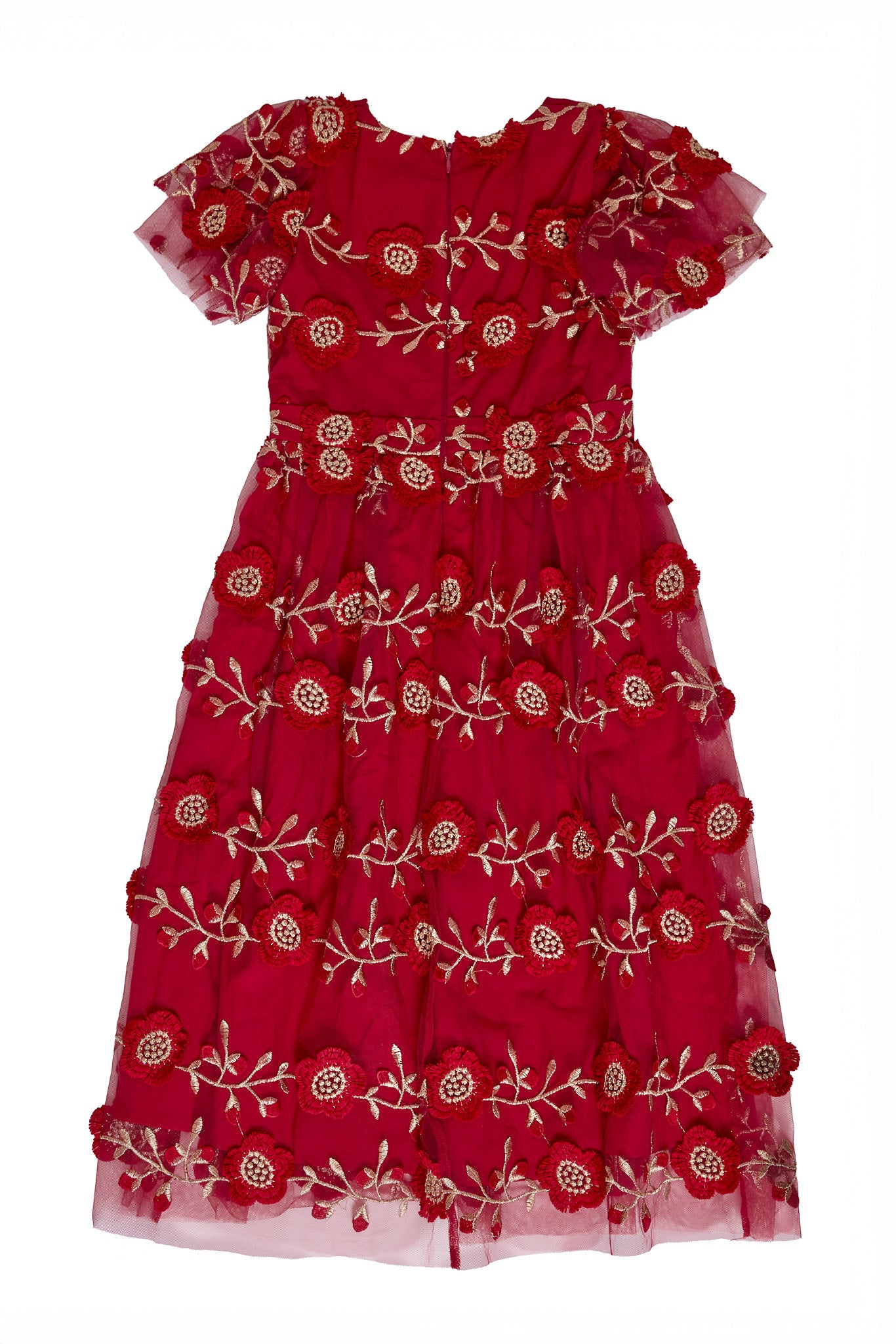 Mini Athena Dress in Red 4/5