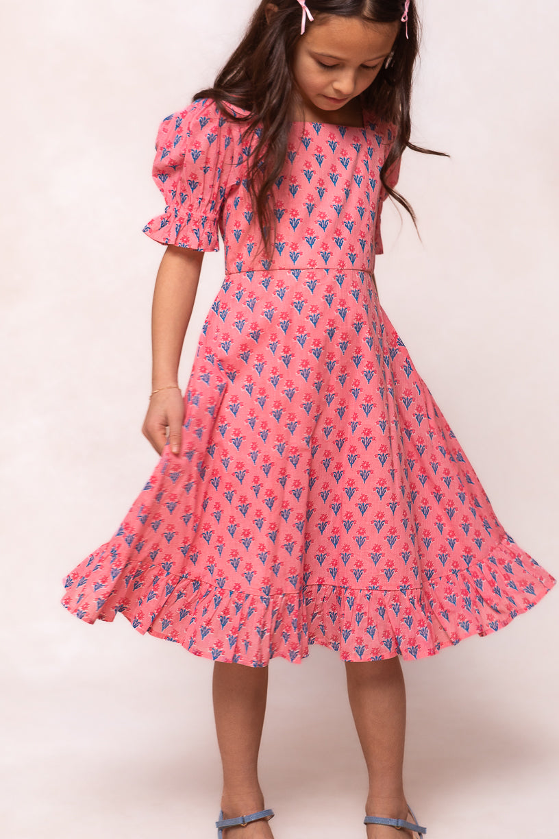 Mini Catalina Dress in Pink