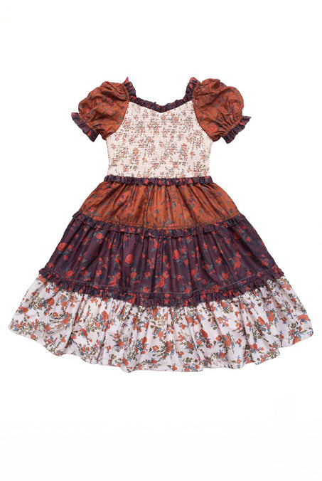 Mini Emily Dress in Fall Floral