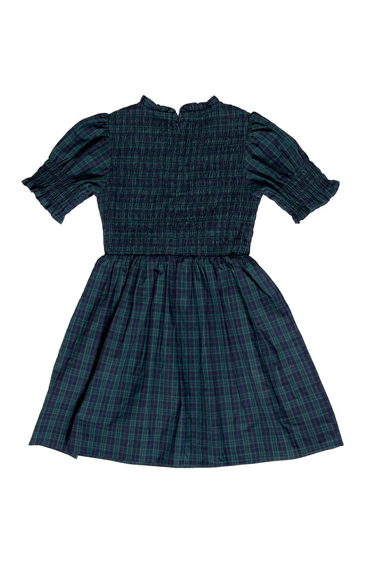 Plaid dress on a white background