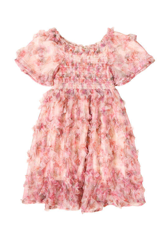ladies pink floral dress Mini Florentina Dress in Alluring Floral 6/7