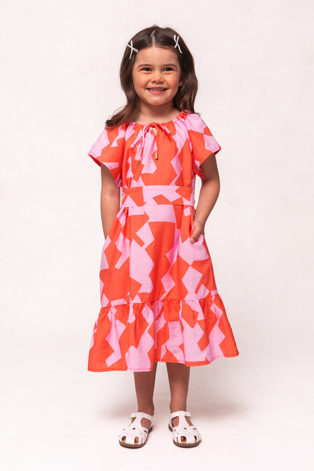 Mini Haven Dress in Geometric