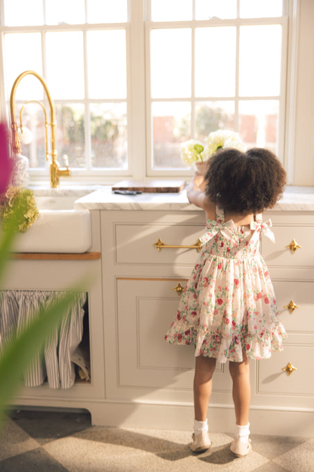 Mini Helene Dress in Vibrant Chinz