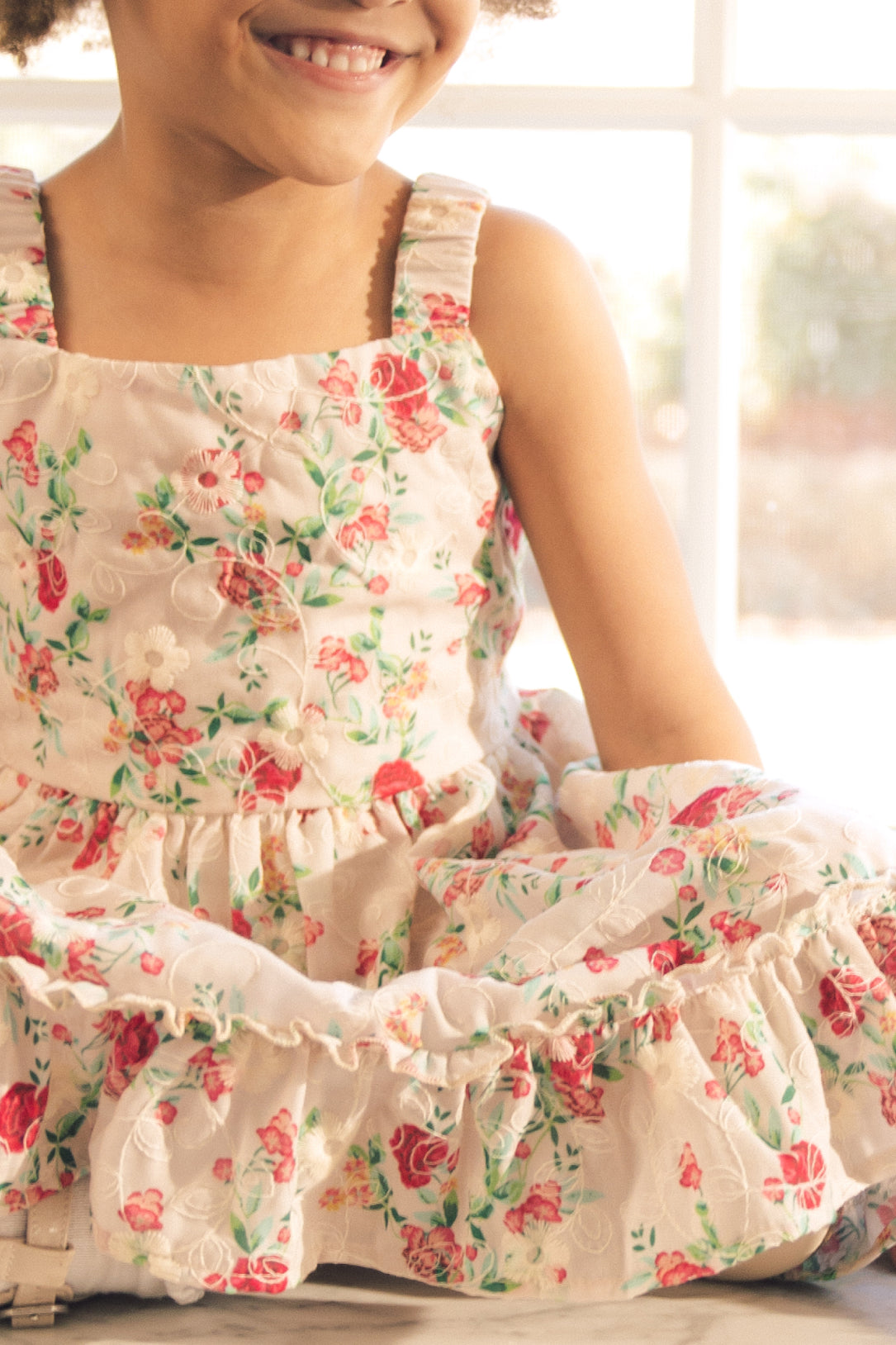 Mini Helene Dress in Vibrant Chinz