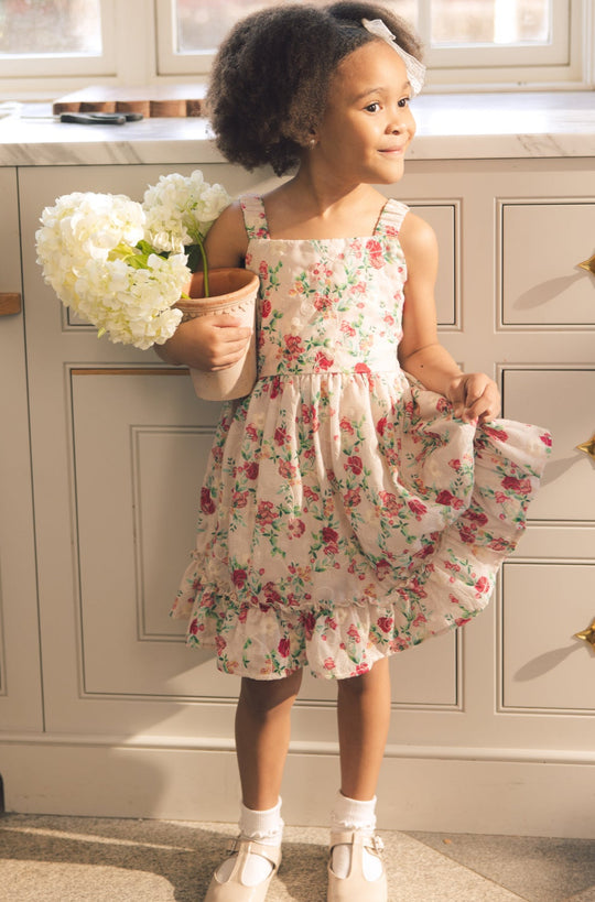 Mini Helene Dress in Vibrant Chinz