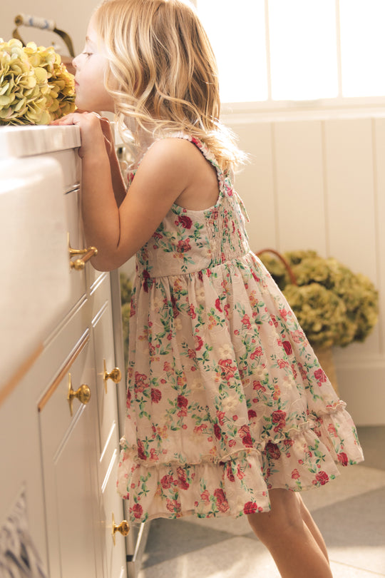 Mini Helene Dress in Vibrant Chinz