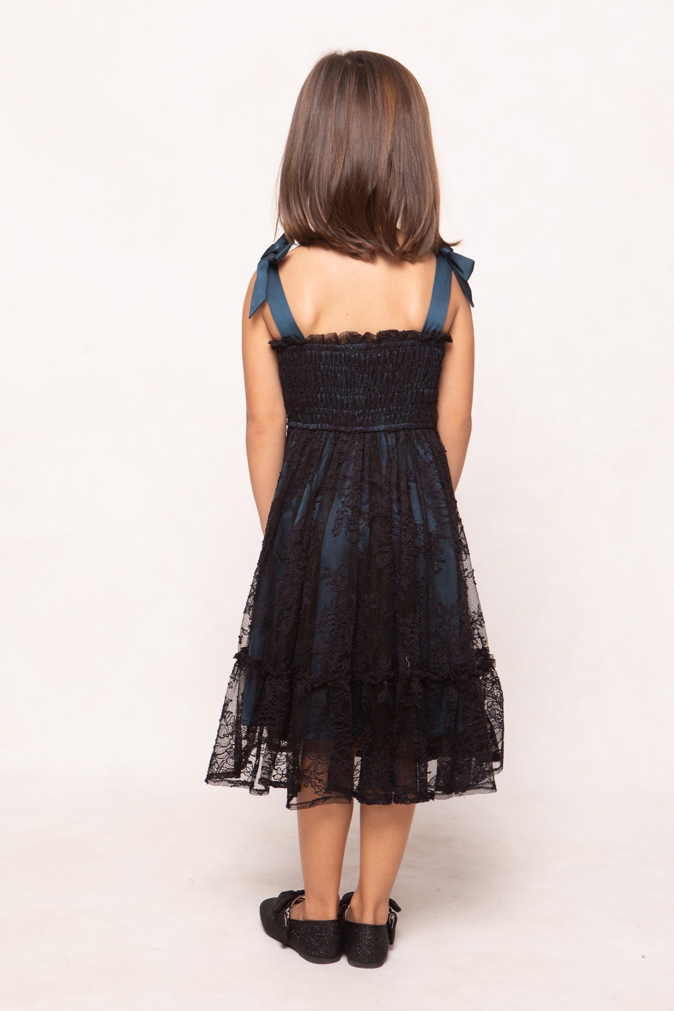 isadora mini dress Mini Isadora Dress in Navy & Black 11/12