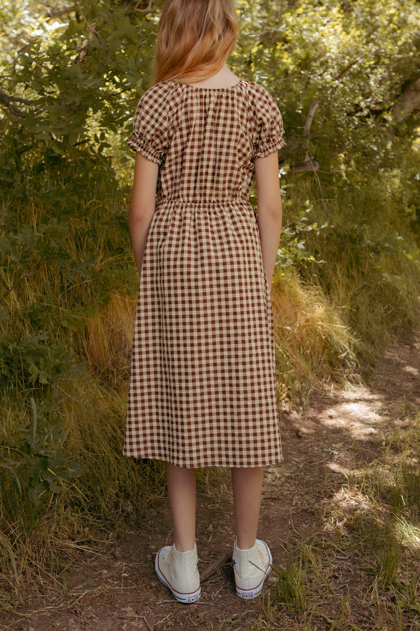 Mini Kaitlyn Dress in Chocolate Gingham – Ivy City Co