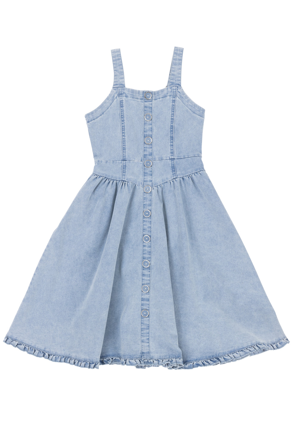 Mini Kristin Dress in Light Denim - FINAL SALE