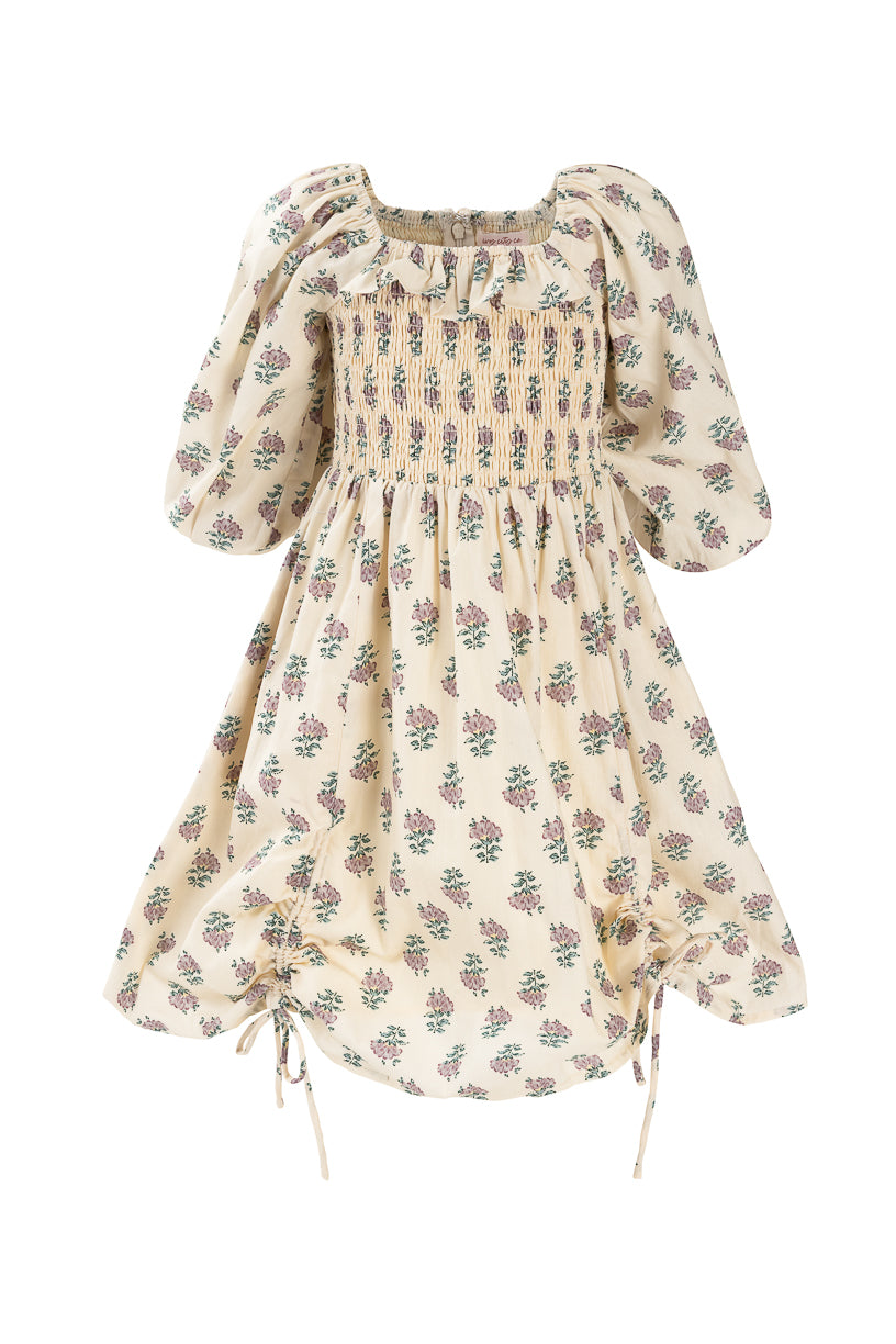 Mini Lettie Dress in Purple Floral - FINAL SALE
