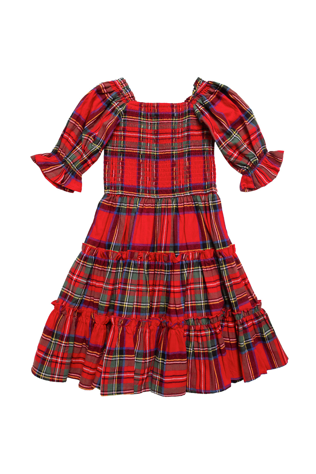 Mini Madeline Dress in Holiday Plaid