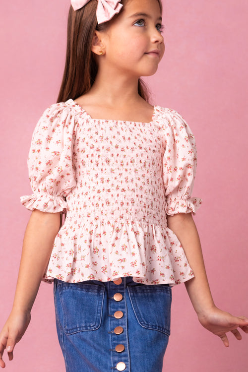 Mini Madeline Top in Pink
