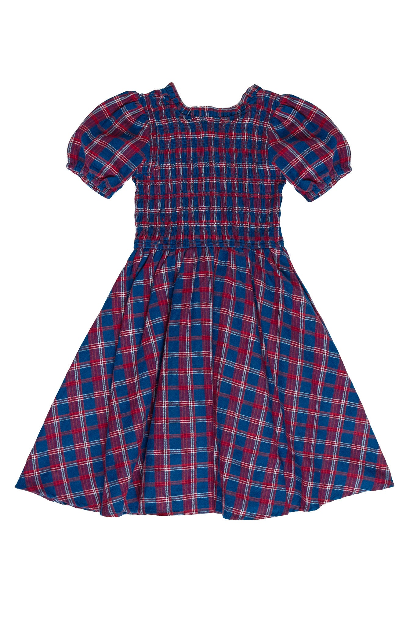 Mini Mariah Dress in Mariner Tartan 4/5