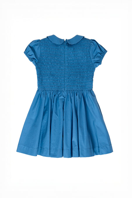 Blue Dress against a white background