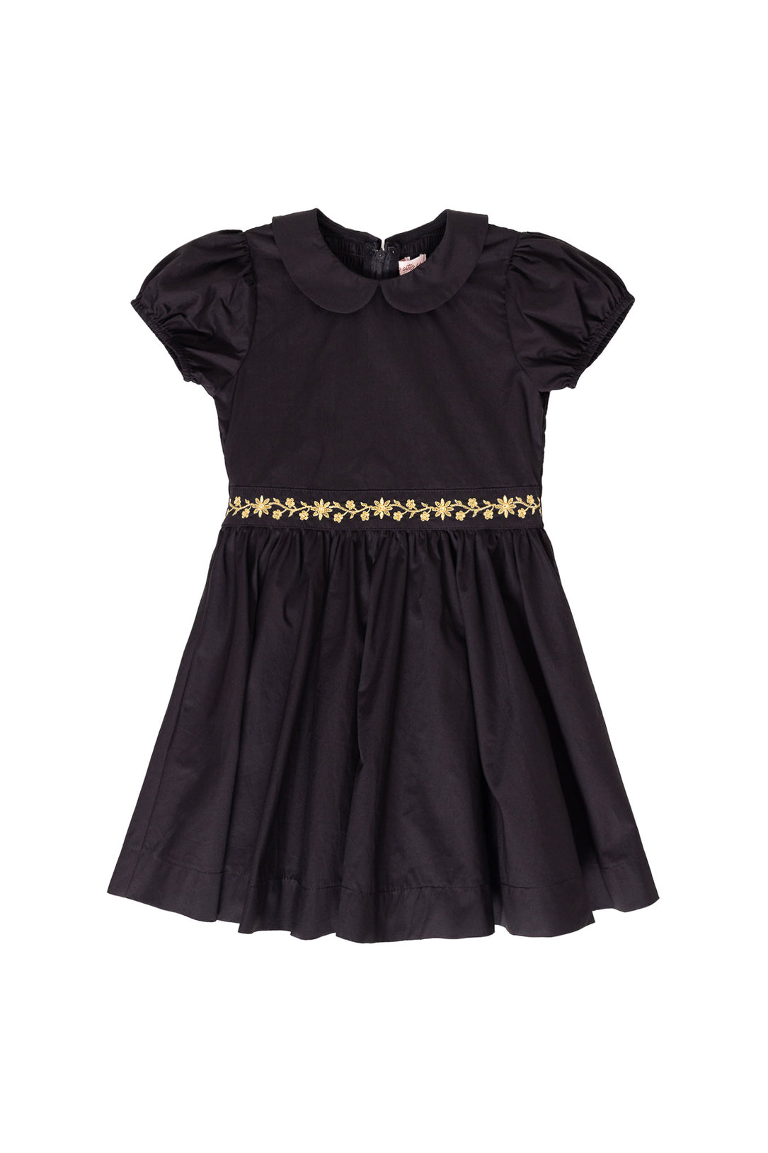 black dress against a white background