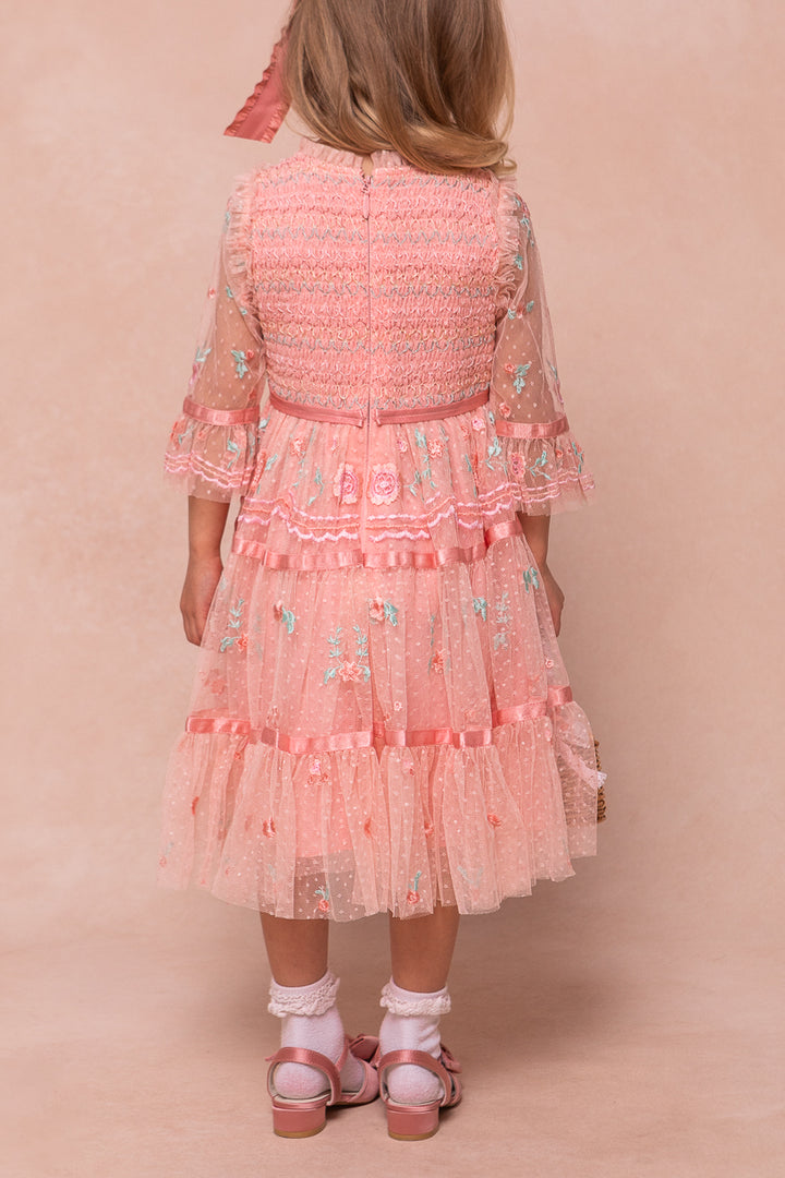 Mini Once Upon a Spring Dress in Pink