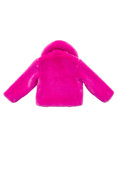 Mini Pandora Coat in Fuchsia