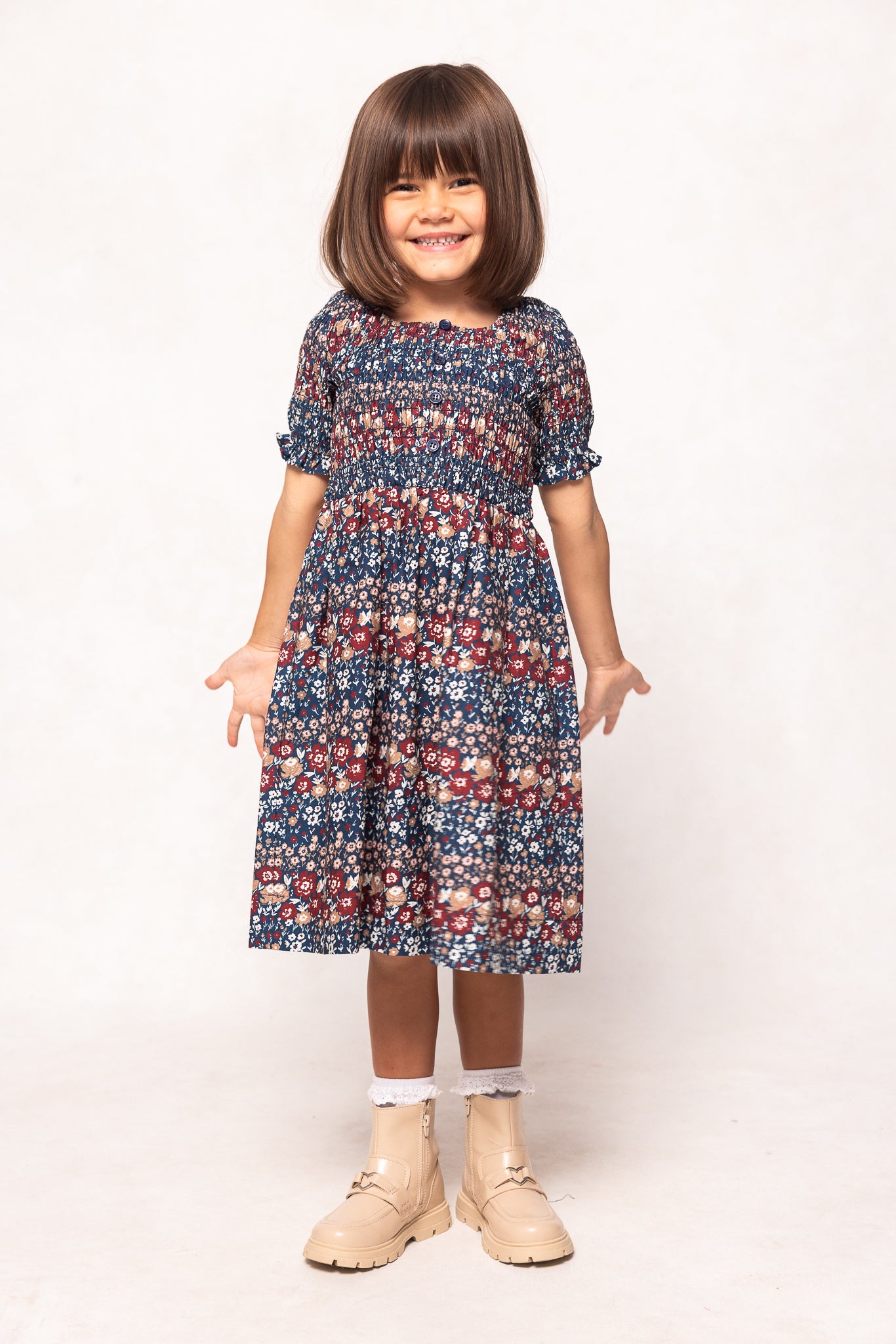 parker floral mini dress Mini Parker Dress in Dusk Floral Medley 6/7