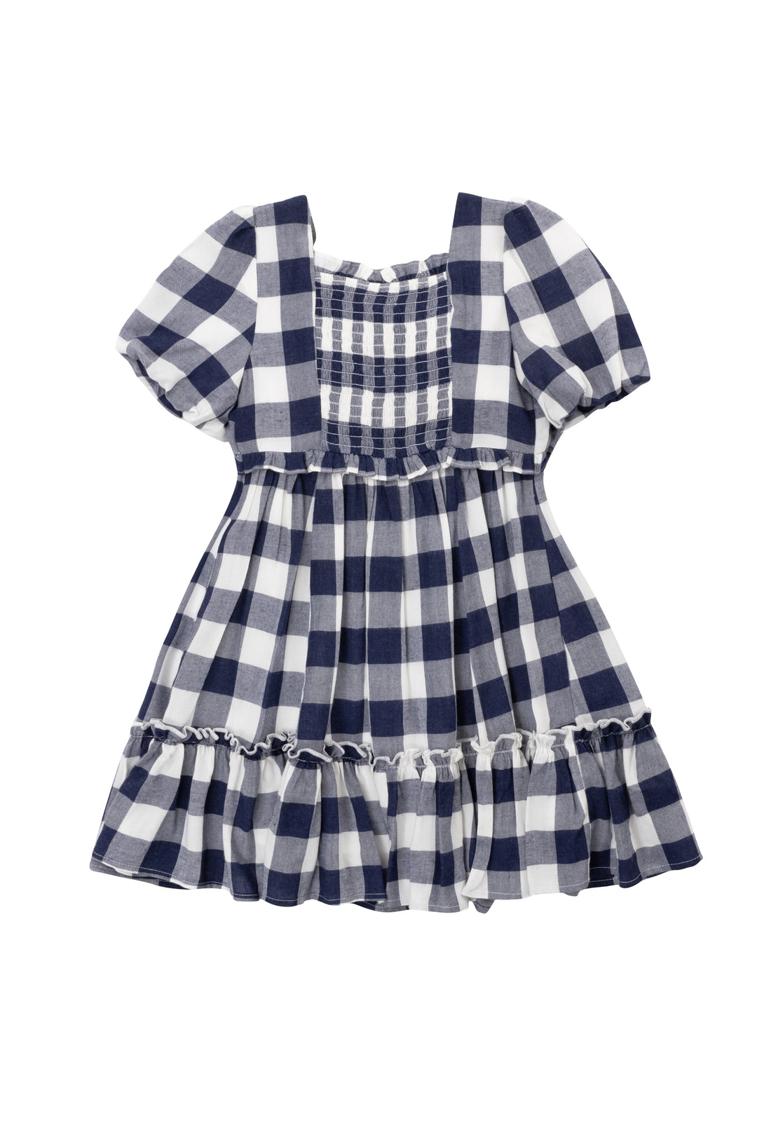 Mini Picnic Dress in Navy Gingham - FINAL SALE
