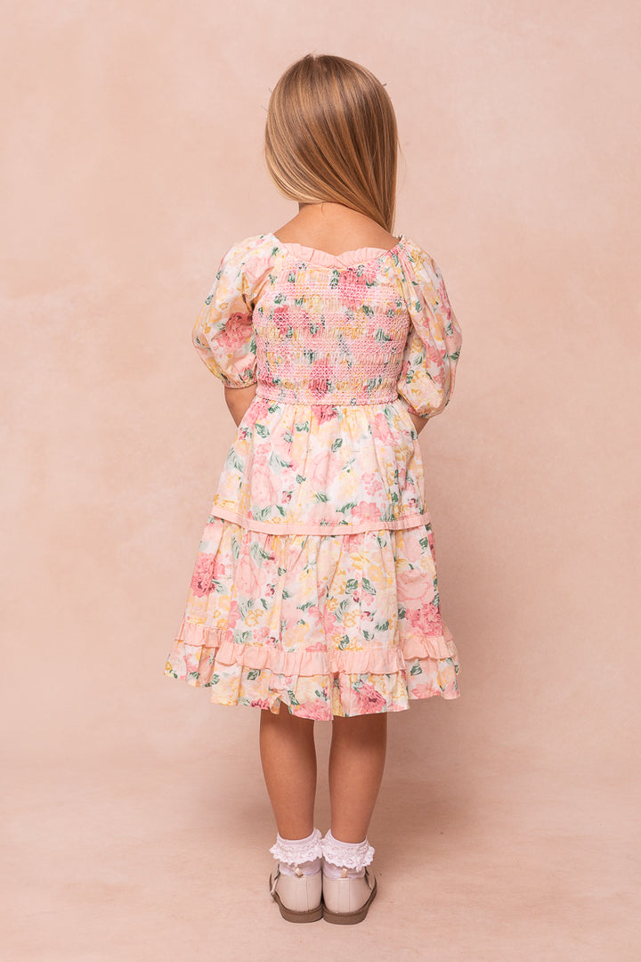 Mini Roselyn Dress in Pastel Floral