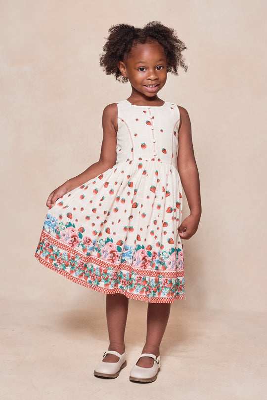 cotton strawberry dress Crochet Strawberry Mini Dress, Recycled Cotton, 3D Fruit