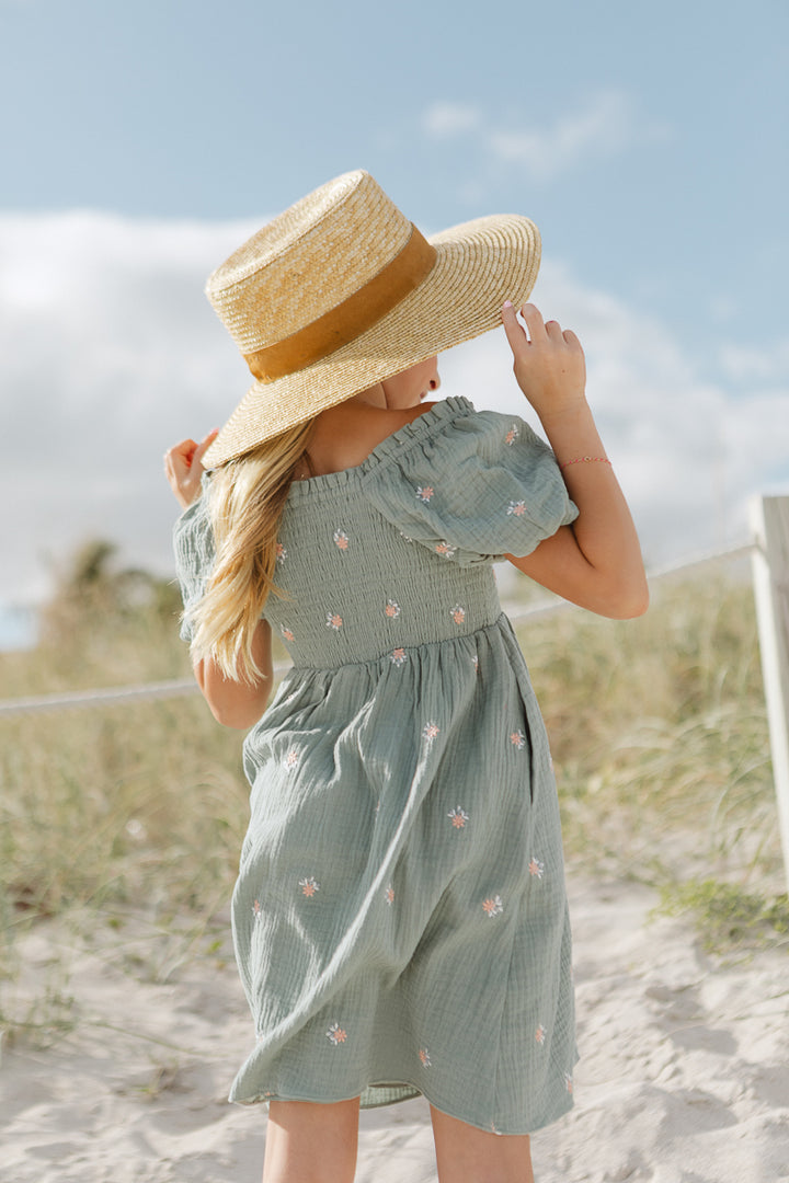 Mini Serendipity Dress in Blue Floral