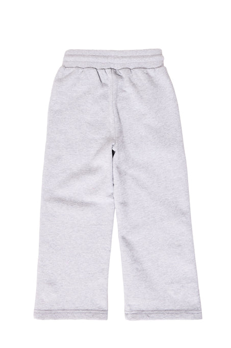 grey pants against a white background