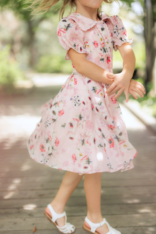 Mini Sophia Dress in Roselyn Pink Ivy City Co Mini Sophia Dress in Roselyn Pink Ivy City Co