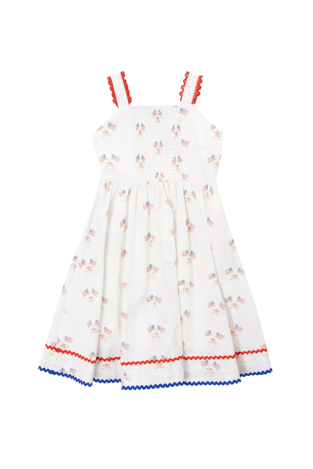 Mini Star Spangled Dress in White